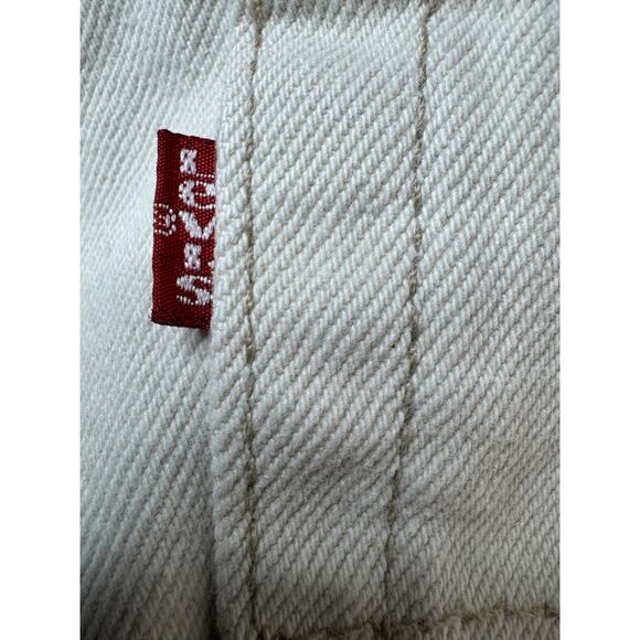 Vintage 1995 Levi’s Womens 550 Relaxed Fit Tapered Leg Sz 13 M White Made in USA - Picture 4 of 16